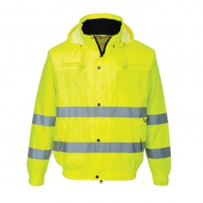Светоотражающая куртка-бомбер Portwest S161 желтая