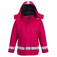 Огнестойкая антистатическая зимняя куртка Portwest FR59 красная