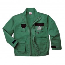 Контрастная куртка Texo Portwest TX10 бутылочнозеленая