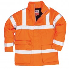 Антистатическая огнестойкая куртка Bizflame Portwest S778 оранжевая