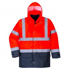 Светоотражающая куртка Executive 5-в-1 Portwest S768 красная/темно-синяя
