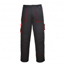 Контрастные брюки Texo Portwest TX11 черные/красные