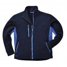 Двухцветная плотная флисовая куртка Texo Portwest TX40 темно-синяя