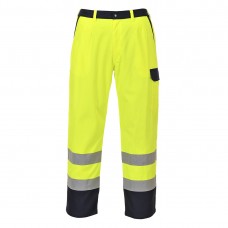 Светоотражающие брюки Bizflame Pro Portwest FR92 желтые