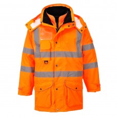 Светоотражающая куртка 7 в 1 GO/RT Portwest RT27 оранжевая