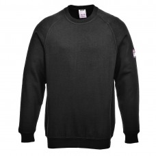 Огнестойкий антистатический свитер с длинными рукавами Portwest FR12 черный