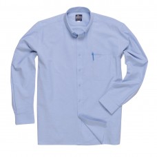 Рубашка Oxford с длинными рукавами Portwest S107 синяя