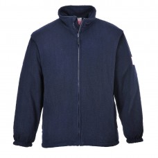 Огнестойкая антистатическая флисовая куртка Portwest FR30 темно-синяя
