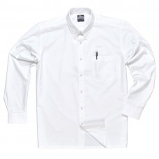 Рубашка Oxford с длинными рукавами Portwest S107 белая