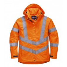 Женская светоотражающая воздухопроницаемая куртка Portwest LW70 оранжевая