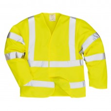 Антистатическая светоотражающая огнестойкая куртка Portwest FR85 желтая