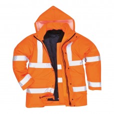 Светоотражающая дорожная куртка 4-в-1 Portwest S468 оранжевая