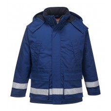 Огнестойкая антистатическая зимняя куртка Portwest FR59 синяя