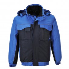 Двухцветная куртка бомбер Portwest S561 темно-синяя/синяя