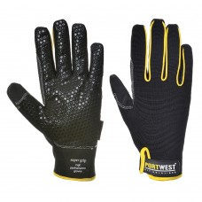 Высокоэффективные перчатки Supergrip Portwest A730 черные