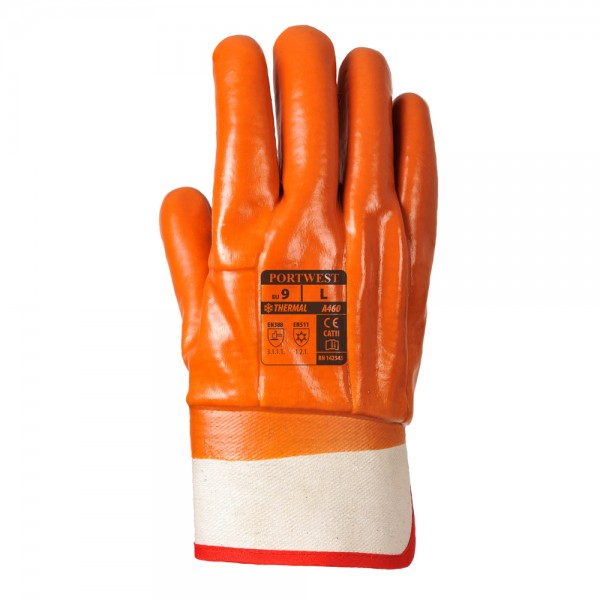 Перчатки Glue-Grip Portwest A460 оранжевые
