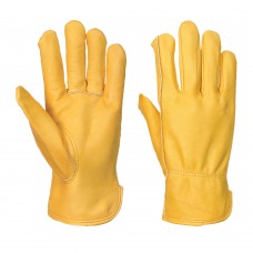 Кожаные перчатки Driver Portwest A271 желто-коричневые