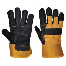 Кожаные перчатки Portwest A200 желтые