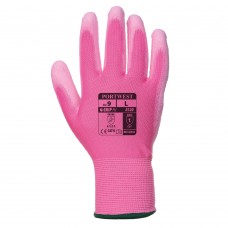 Перчатки с ПУ покрытием ладони Portwest A120 розовые