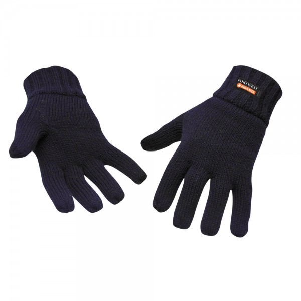 Вязаные перчатки с подкладкой Insulatex Portwest GL13 темно-синие