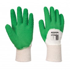 Латексные перчатки Open Back Crinkle Portwest A171 белые/зеленые