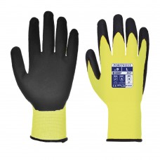 Светоотражающие перчатки от порезов и истирания с защитой от контактного тепла, 5 уровень Portwest A625 желтые/черные