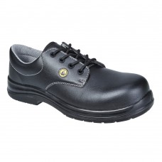 Легкие антистатические ботинки S2 со шнурками Portwest FC01 черные