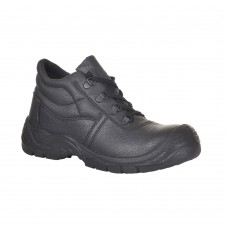Ботинки защитные Steelite S1P (с накладкой на носок) Portwest FW09 черные